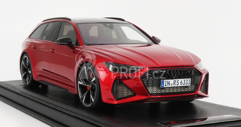 Motorhelix Audi A6 Rs6 Avant (c8) 2020 1:18 Red Met