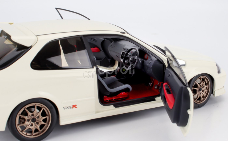 Motorhelix Honda Civic Ek9 Type R Mugen With Engine And Accessories 1999 1:18 Bílá