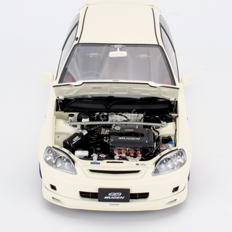 Motorhelix Honda Civic Ek9 Type R Mugen With Engine And Accessories 1999 1:18 Bílá