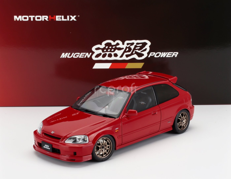 Motorhelix Honda Civic Ek9 Type R Mugen With Engine And Accessories 1999 1:18 Red