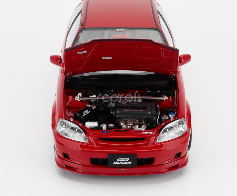 Motorhelix Honda Civic Ek9 Type R Mugen With Engine And Accessories 1999 1:18 Red