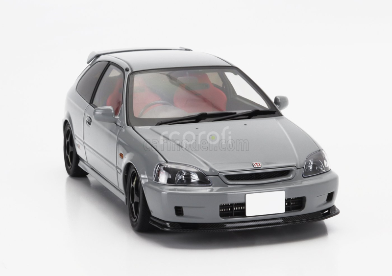 Motorhelix Honda Civic Type-r (ek9) 1997 With Yokohama Tires And Engine 1:18 Nardo Grey