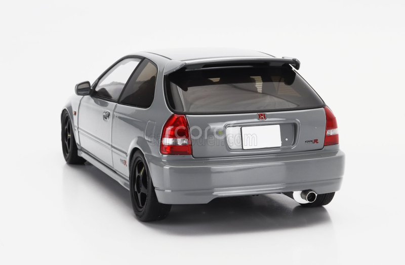 Motorhelix Honda Civic Type-r (ek9) 1997 With Yokohama Tires And Engine 1:18 Nardo Grey
