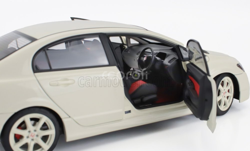 Motorhelix Honda Civic Type-r Fd2 With Engine And Accessories 2007 1:18 Bílá