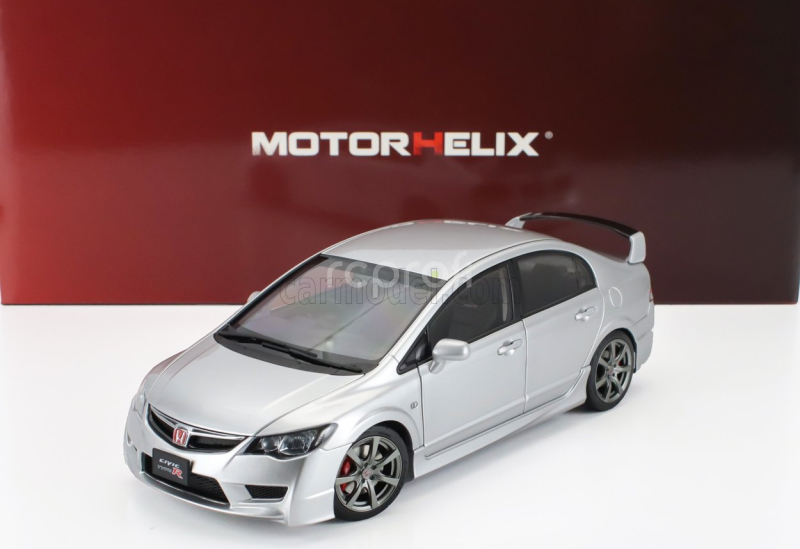 Motorhelix Honda Civic Type-r Fd2 With Engine And Accessories 2007 1:18 Silver