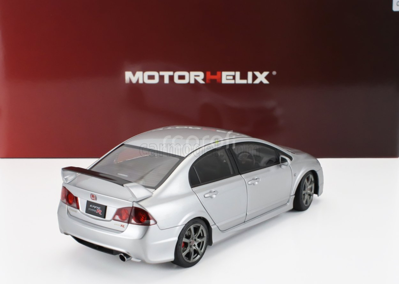 Motorhelix Honda Civic Type-r Fd2 With Engine And Accessories 2007 1:18 Silver