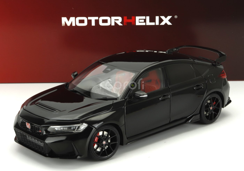 Motorhelix Honda Civic Type-r (fl5) With Engine And Accessories 2020 1:18 Black Pearl