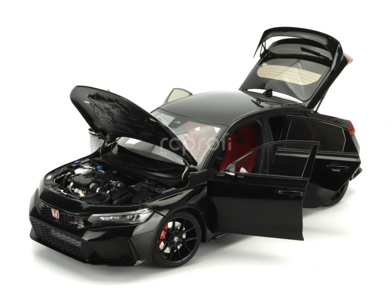 Motorhelix Honda Civic Type-r (fl5) With Engine And Accessories 2020 1:18 Black Pearl