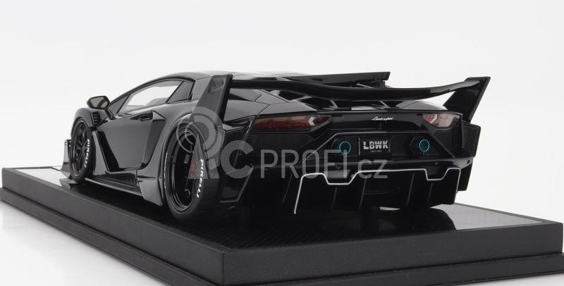 Motorhelix Lamborghini Aventador Gt Evo Lbwk Lb-works 2019 1:18 Černý Metamidový Uhlík