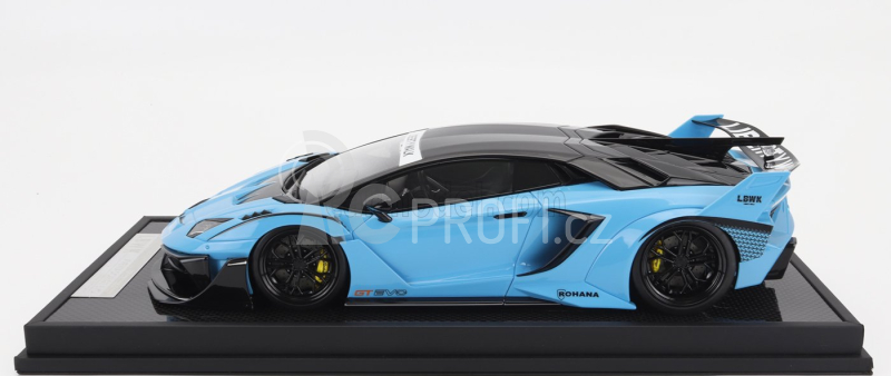 Motorhelix Lamborghini Aventador Gt Evo Lbwk Lb-works 2019 1:18 Nebesky Modrá Uhlíková Čerň