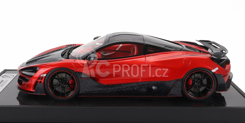 Motorhelix Mclaren 720s Mansory 2019 1:18 Červený Uhlík