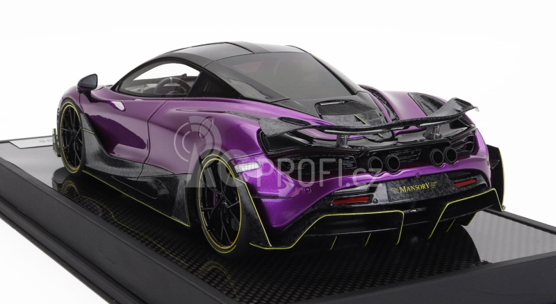 Motorhelix Mclaren 720s Mansory 2019 1:18 Fialový Uhlík