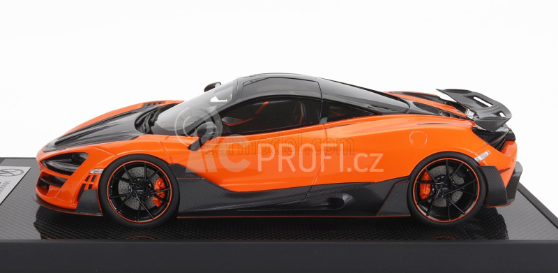 Motorhelix Mclaren 720s Mansory 2019 1:18 Orange Carbon