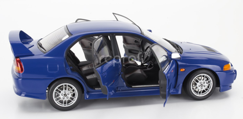 Motorhelix Mitsubishi Lancer Evo Iv With Engine And Accessories 1999 1:18 Blue