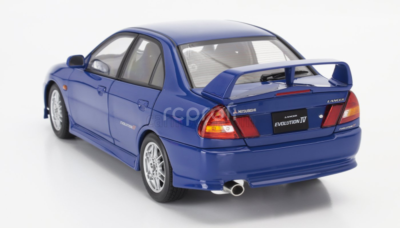 Motorhelix Mitsubishi Lancer Evo Iv With Engine And Accessories 1999 1:18 Blue