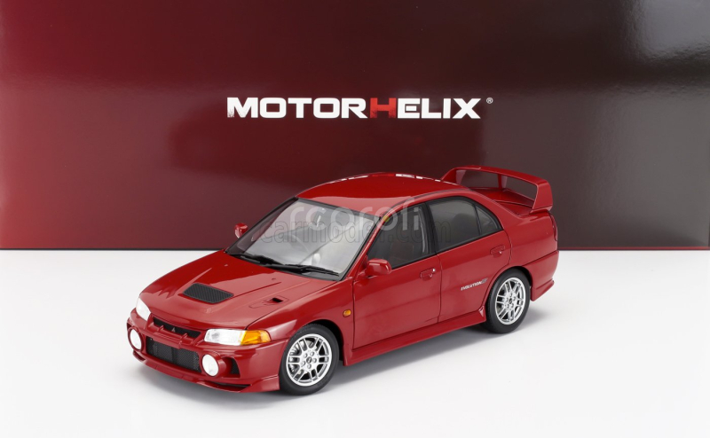 Motorhelix Mitsubishi Lancer Evo Iv With Engine And Accessories 1999 1:18 Red