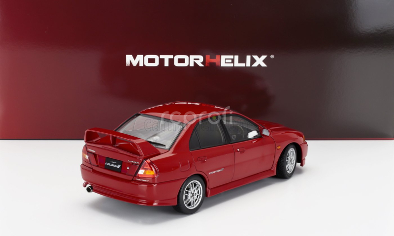 Motorhelix Mitsubishi Lancer Evo Iv With Engine And Accessories 1999 1:18 Red