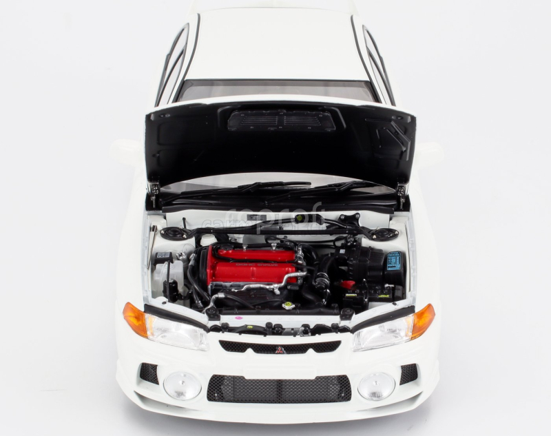 Motorhelix Mitsubishi Lancer Evo Iv With Engine And Accessories 1999 1:18 Scotia White
