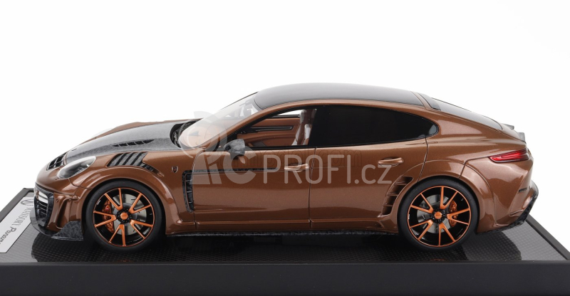 Motorhelix Porsche Panamera Mansory 2019 1:18 Hnědý Uhlík