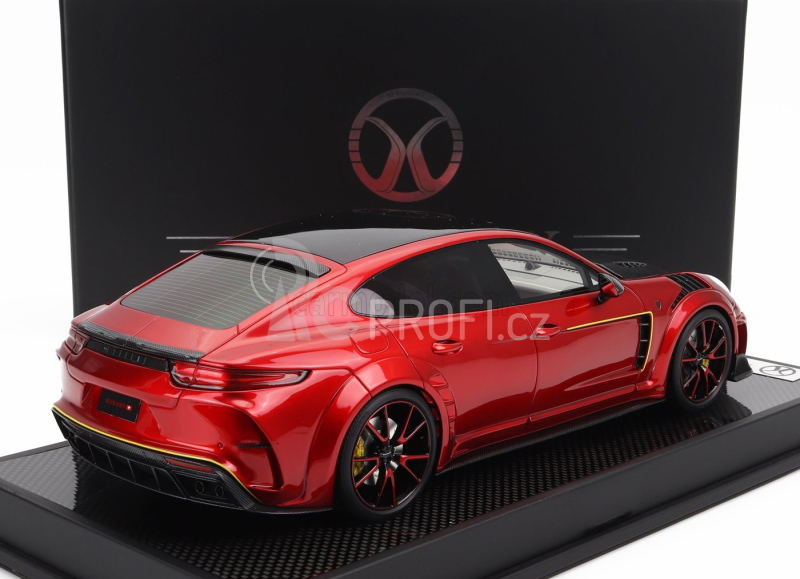 Motorhelix Porsche Panamera Mansory 2019 1:18 Red Met Carbon