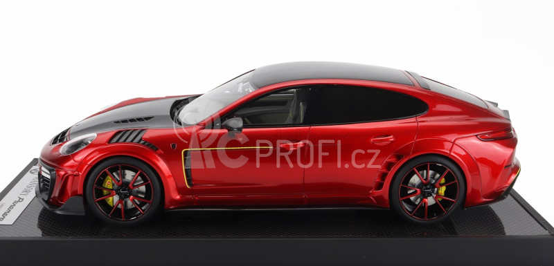 Motorhelix Porsche Panamera Mansory 2019 1:18 Red Met Carbon
