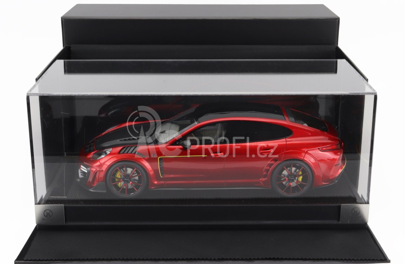 Motorhelix Porsche Panamera Mansory 2019 1:18 Red Met Carbon