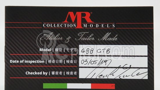 Mr-models Ferrari 488 Gtb 2017 - Inspired By 250 Gto 1:43 Red