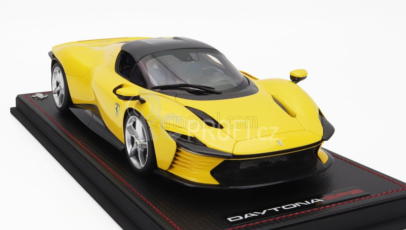 Mr-models Ferrari Daytona Sp3 2022 - Con Vetrina - With Showcase 1:18 Giallo Modena - Žlutá