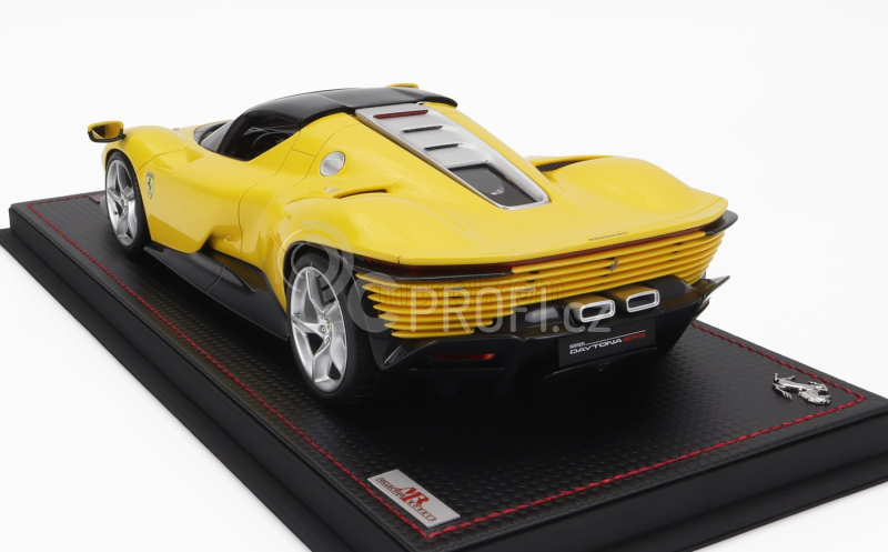 Mr-models Ferrari Daytona Sp3 2022 - Con Vetrina - With Showcase 1:18 Giallo Modena - Žlutá