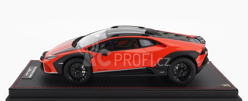Mr-models Lamborghini Huracan N 63 Sterrato 2022 - Con Vetrina - With Showcase 1:18 Arancio Xanto - Oranžová