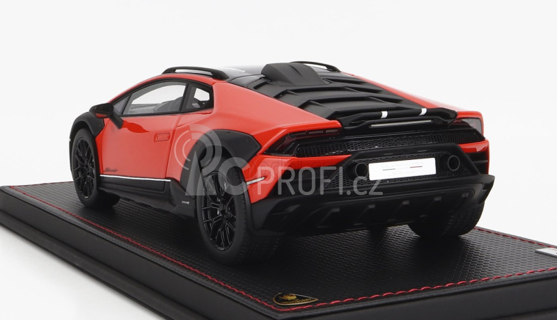 Mr-models Lamborghini Huracan N 63 Sterrato 2022 - Con Vetrina - With Showcase 1:18 Arancio Xanto - Oranžová