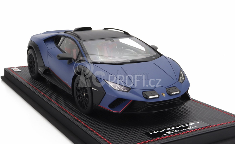 Mr-models Lamborghini Huracan Sterrato 2022 - Con Vetrina - With Showcase 1:18 Blu Grifo - Matná Modrá