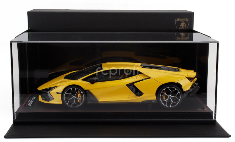 Mr-models Lamborghini Revuelto Hybrid 2023 - Con Vetrina - With Showcase 1:18 Giallo - Žlutá