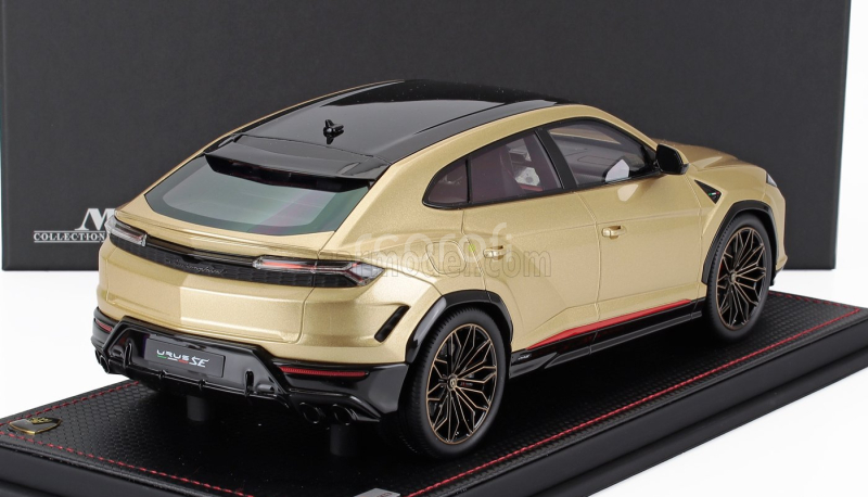 Mr-models Lamborghini Urus Se 2023 - Con Vetrina - With Showcase 1:18 Oro Elios - Gold Met