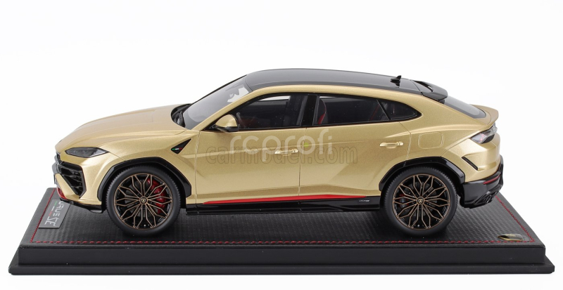 Mr-models Lamborghini Urus Se 2023 - Con Vetrina - With Showcase 1:18 Oro Elios - Gold Met