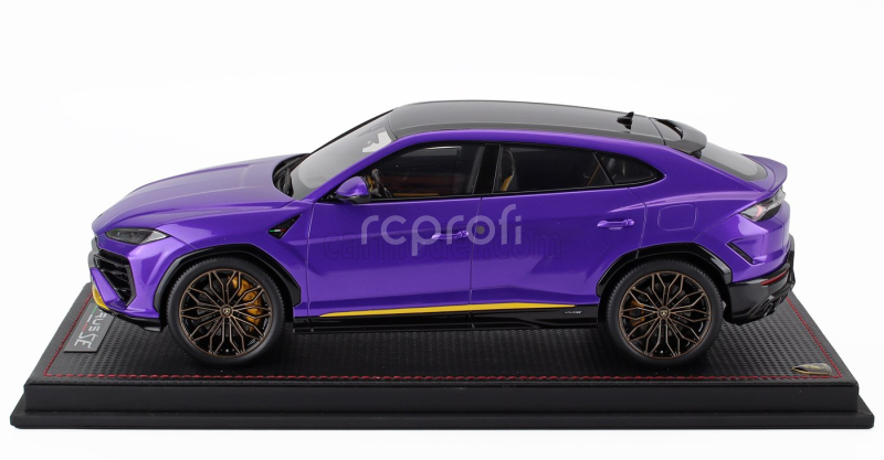 Mr-models Lamborghini Urus Se 2023 - Con Vetrina - With Showcase 1:18 Viola Pasifae - Fialová