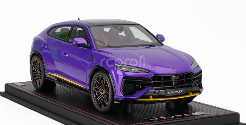 Mr-models Lamborghini Urus Se 2023 - Con Vetrina - With Showcase 1:18 Viola Pasifae - Fialová