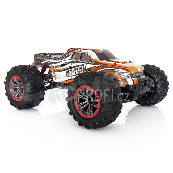 MT TWIN elektro Offroad Monster truck 4x4 - 2.4GHz RTR - Použitý
