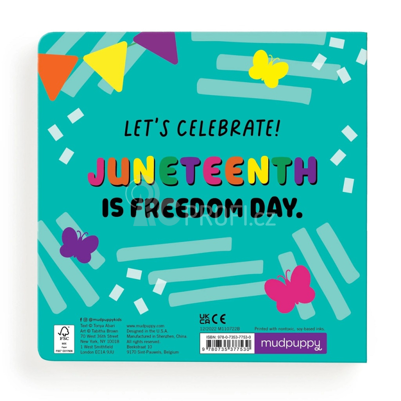 Mudpuppy Kniha Let's Celebrate Juneteenth