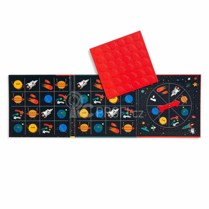 Mudpuppy Magnetická desková hra vesmírné bingo