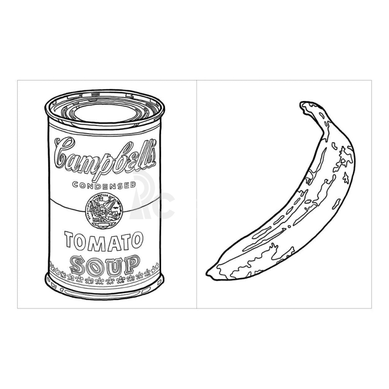 Mudpuppy Omalovánky Andy Warhol
