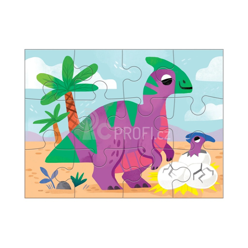 Mudpuppy Puzzle Dinosauři sada 4 v 1