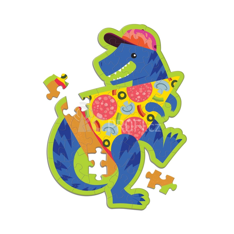 Mudpuppy Puzzle Pizzasaurus 48dílné s vůní