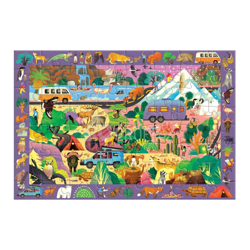 Mudpuppy Puzzle skládej a hledej Příroda 64 dílů