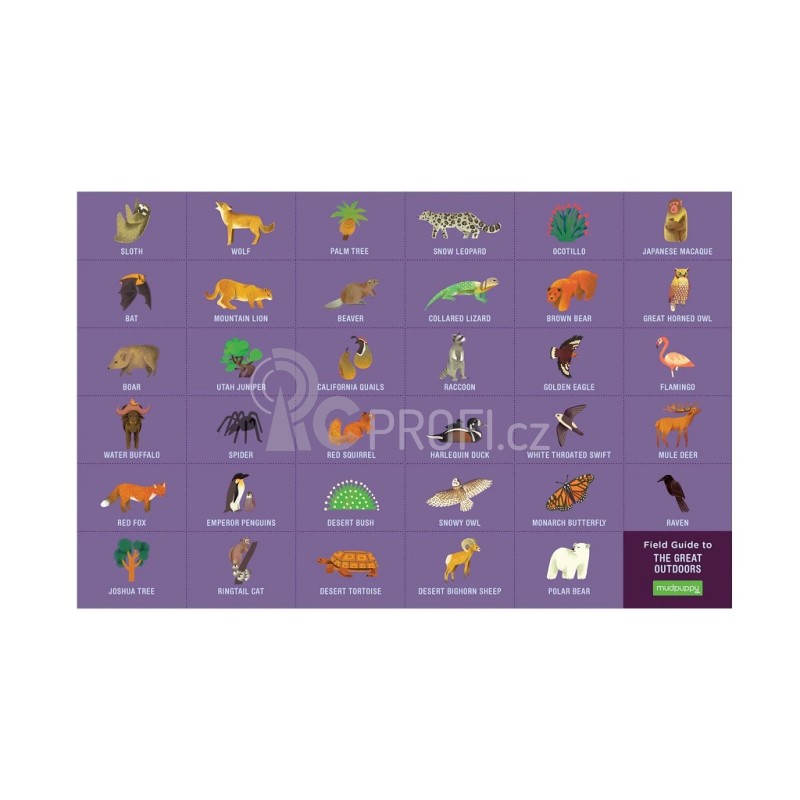 Mudpuppy Puzzle skládej a hledej Příroda 64 dílů