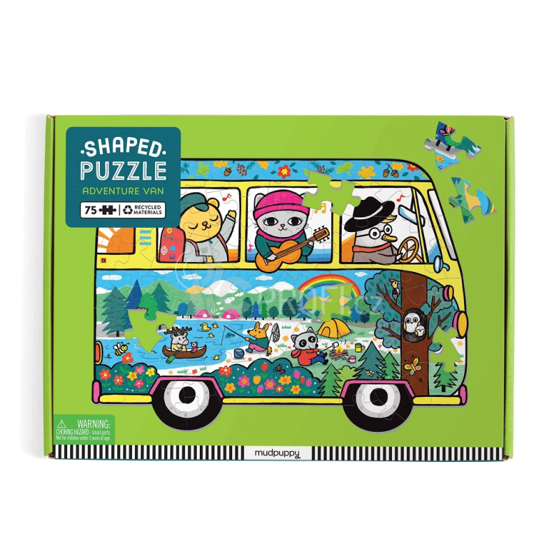 Mudpuppy Puzzle ve tvaru minbusu