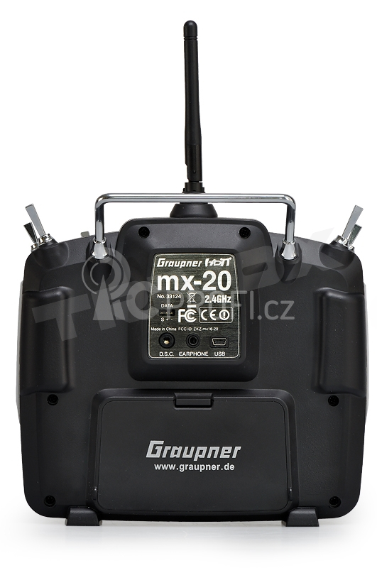 MX-20 2,4GHz HOTT RC souprava EN