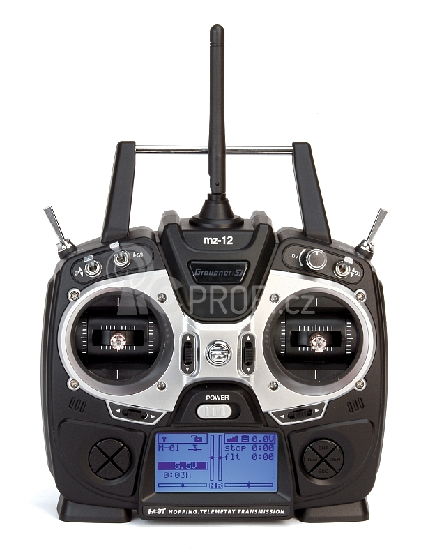 MZ-12 2,4GHz HOTT RC souprava (německá verze)
