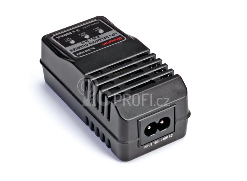 Nabíječ LiPo Balancer 2S-3S s XH, 220V