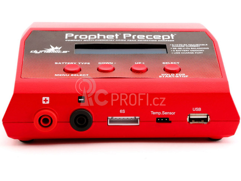 Nabíječ Prophet Precept LiPol/NiMh LCD AC/DC 80W